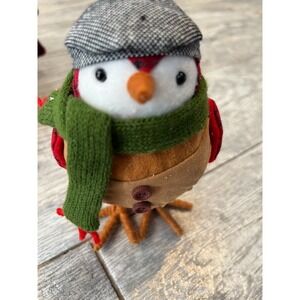 Featherly Friends Bradford Fabric Bird Spritz Target Christmas NWOT Newsboy Cap